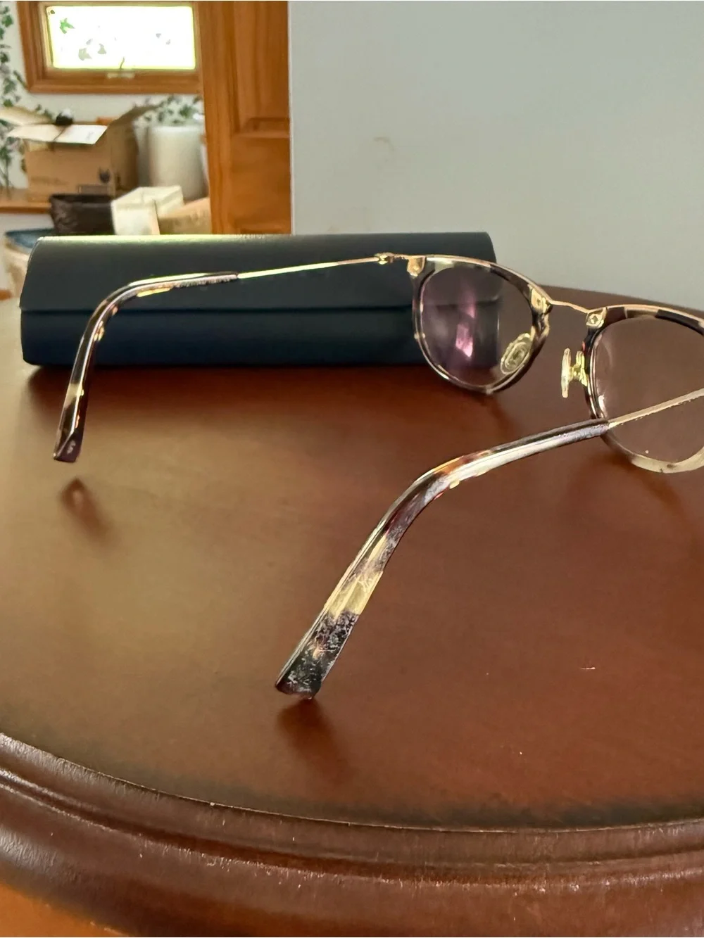 Warby Parker Moriarty 6265 Brown Tortoise Gold Eyeglasses Frame 47-21-140